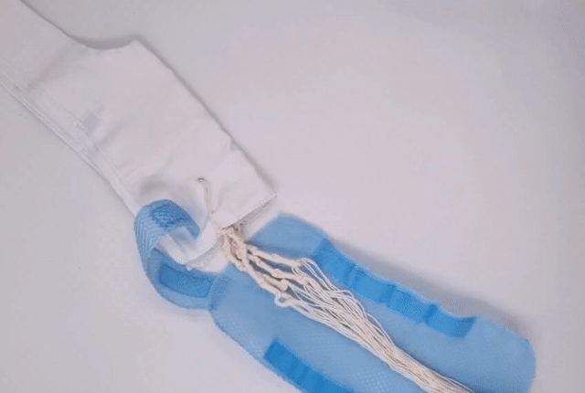 Tzitzit (Fringe) Guard Protector Velcro Wrap for Laundry